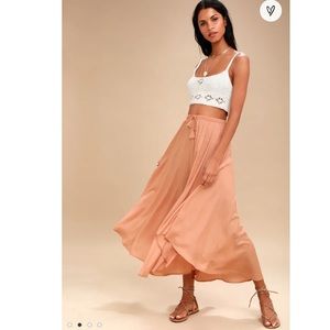 Samoa Blush Midi Skirt